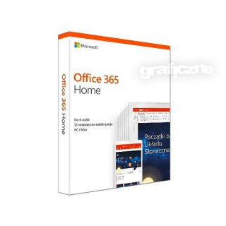 Microsoft Office 365 Home MULTI Win/Mac BOX medialess