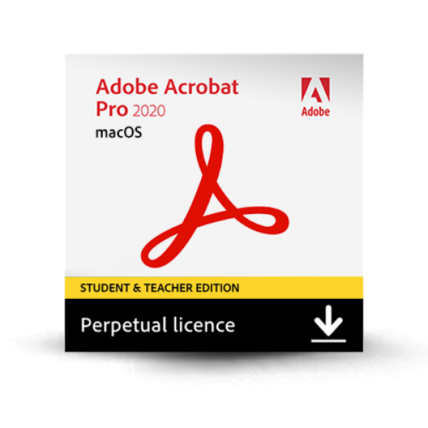 Adobe Acrobat Pro 2020 Student and Teacher Edition MULTI Mac ESD