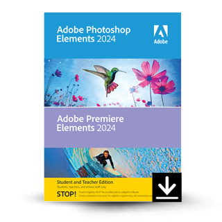 Adobe Photoshop Elements & Premiere Elements 2024 Student and Teacher Edition PL/ENG Win ESD