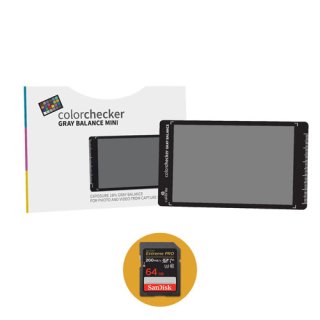 Calibrite ColorChecker Gray Balance Mini z SD 64GB