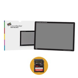 Calibrite ColorChecker Gray Balance z SD 64GB