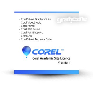 Corel Academic Site Licence Premium Poziom 2 – wykup