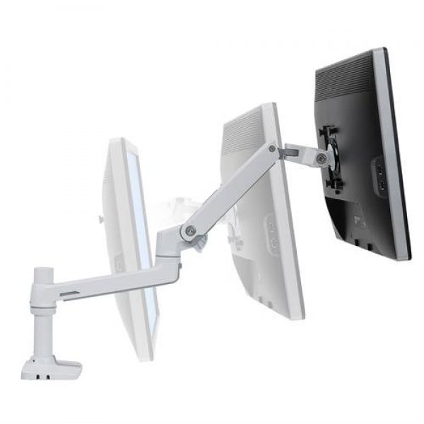 Ergotron - LX Desk Monitor Arm - biurkowy uchwyt do monitora (biały)