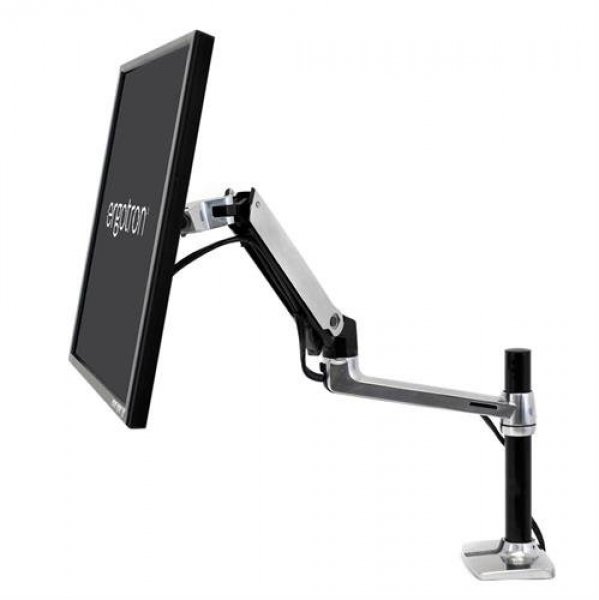 Ergotron - LX Desk Monitor Arm - uchwyt biurkowy do monitora z wysokim punktem montażowym (polerowane aluminium)