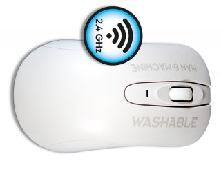 Man&Machine C-Mouse Wireless - medyczna, dezynfekowalna mysz bezprzewodowa (biała)