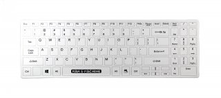 Man&Machine It's Cool Flat Keyboard - medyczna, dezynfekowalna, niskoprofilowa klawiatura (biała)