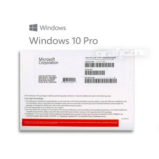 OEM Microsoft Windows 10 Pro PL 64-bit DVD 